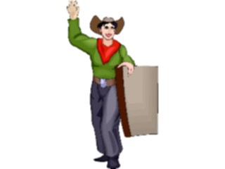 Sticker Custom Preview Image #133432 Western Rodeo Cowboy64