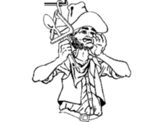 Sticker Custom Preview Image #133487 Western Rodeo Cowboy Cook1