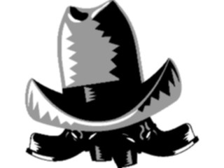 Sticker Custom Preview Image #133516 Western Rodeo Cowboy Hat Boots