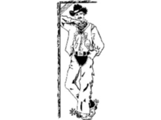 Sticker Custom Preview Image #133520 Western Rodeo Cowboyin Doorway