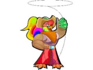 Sticker Custom Preview Image #133546 Western Rodeo Cowboy Rooster