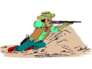 Sticker Custom Preview Image #133553 Western Rodeo Cowboy Shooting3