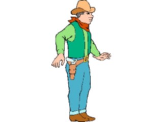 Sticker Custom Preview Image #133650 Western Rodeo Gun Fighter01