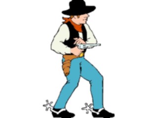 Sticker Custom Preview Image #133651 Western Rodeo Gun Fighter02