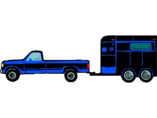 Sticker Custom Preview Image #133669 Western Rodeo Horse Trailer2
