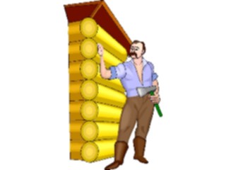 Sticker Custom Preview Image #133684 Western Rodeo Manat Log Cabin