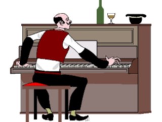 Sticker Custom Preview Image #133709 Western Rodeo Piano Player