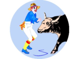 Sticker Custom Preview Image #133742 Western Rodeo Rodeo Clown2