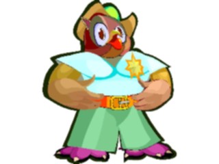 Sticker Custom Preview Image #133790 Western Rodeo Sheriff Owl
