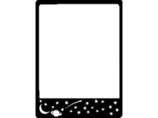 Sticker Custom Preview Image #134127 Zodiac Astrology Moon Planet Frame