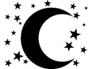 Sticker Custom Preview Image #134128 Zodiac Astrology Moon Stars