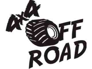  4 X 4_ Off Road Decal Proportional