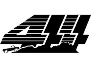  4 X 4_by 4 Decal Proportional