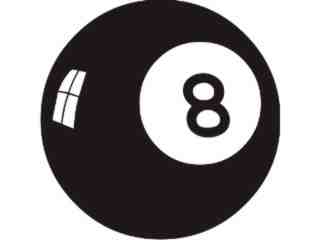  8- Ball Decal Proportional