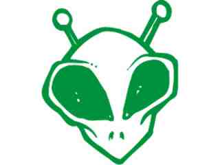  Alien Antenna Decal Proportional