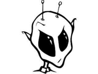  Alien Head Tenna_ M B 1 Decal Proportional