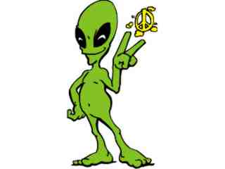 Alien Peace_ G D 1 Decal Proportional
