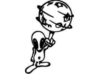  Alien Planet Spin Decal Proportional