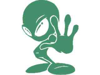  Alien Stop Decal Proportional