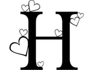  Alphabet Fun Letter H_ 0 9 0_ V A 1 Decal Proportional
