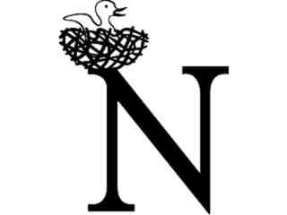  Alphabet Fun Letter N_ 0 9 0_ V A 1 Decal Proportional