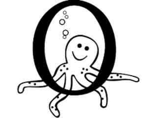  Alphabet Fun Letter O_ 0 9 0_ V A 1 Decal Proportional