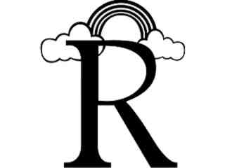  Alphabet Fun Letter R_ 0 9 0_ V A 1 Decal Proportional