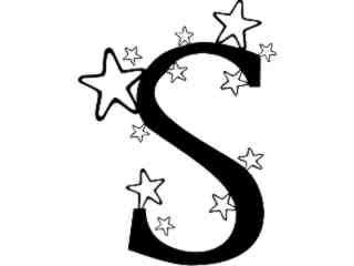  Alphabet Fun Letter S_ 0 9 0_ V A 1 Decal Proportional