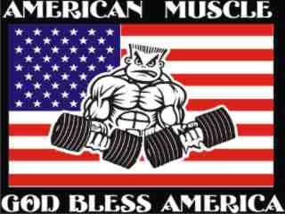  American Muscle Flag_ C L 2_ I N V Decal Proportional