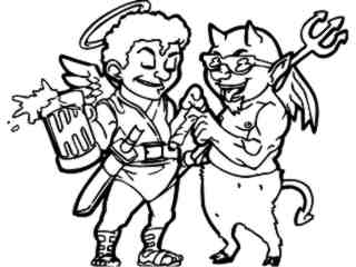  Angel N Devil Party_ G D G Decal Proportional