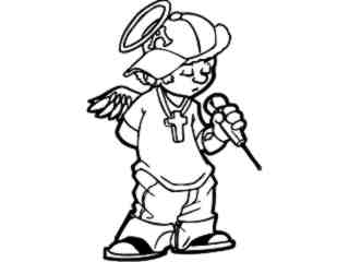  Angel Singer_ G D G Decal Proportional