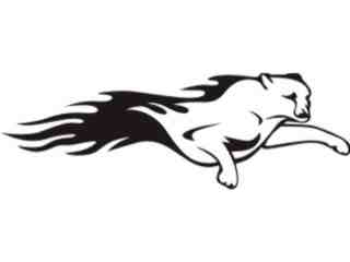 Animal Flames Panther_ 0 1 8b_ A F 1 Decal Proportional
