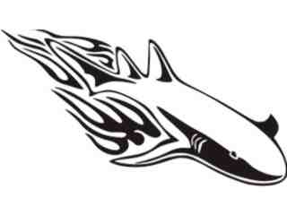  Animal Flames Shark_ 0 4 8b_ A F 1 Decal Proportional