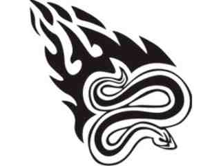  Animal Flames Snake_ 0 6 5b_ A F 1 Decal Proportional