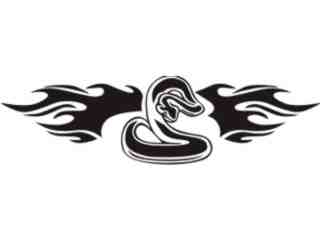  Animal Flames Snake_ 0 7 2b_ A F 1 Decal Proportional