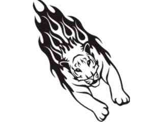  Animal Flames Tiger_ 0 2 4b_ A F 1 Decal Proportional