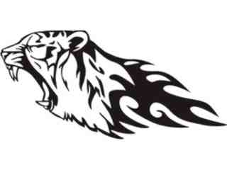  Animal Flames Tiger_ 0 7 3b_ A F 1 Decal Proportional