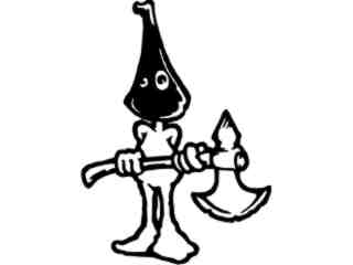  Ax Man Decal Proportional