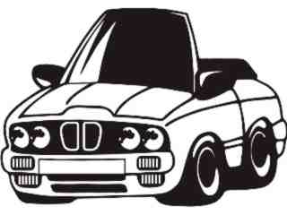  B M W Decal Proportional