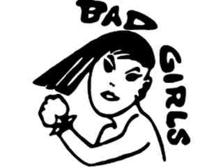 Bad Girls Street Decal Proportional