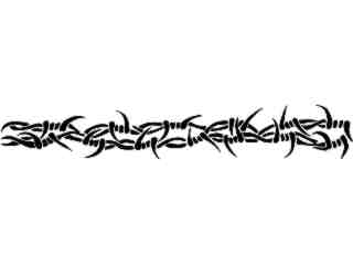  Barbed Wire 2 Decal Proportional