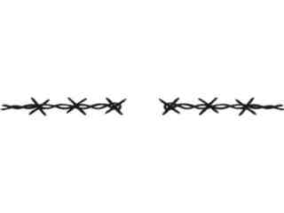  Barbed Wire Real_ C U 1 Decal Proportional