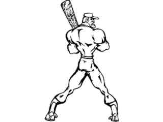  Baseball Rear Stance_ M B 1 Decal Proportional