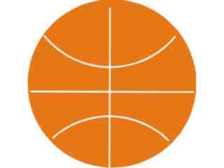  Basketball Decal Proportional