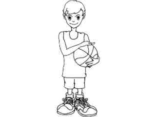  Basketball Boy_ M B 1 Decal Proportional