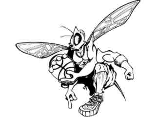 Basketball Bug_ M B 1_ D T L Decal Proportional
