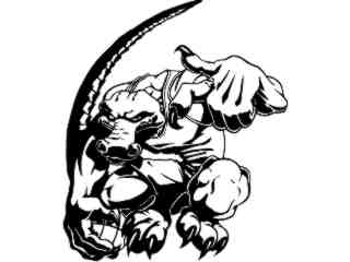  Basketball Dinosaur Rex_ M B 1 Decal Proportional