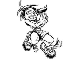  Basketball Girl Slide_ M B 1 Decal Proportional