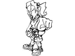  Basketball Girl Wants You_ M B 1 Decal Proportional