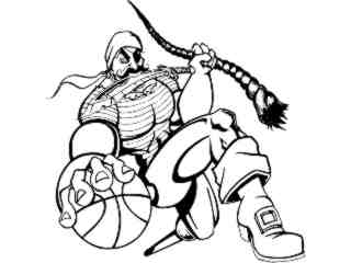  Basketball Pirate_ M B 1_ D T L Decal Proportional